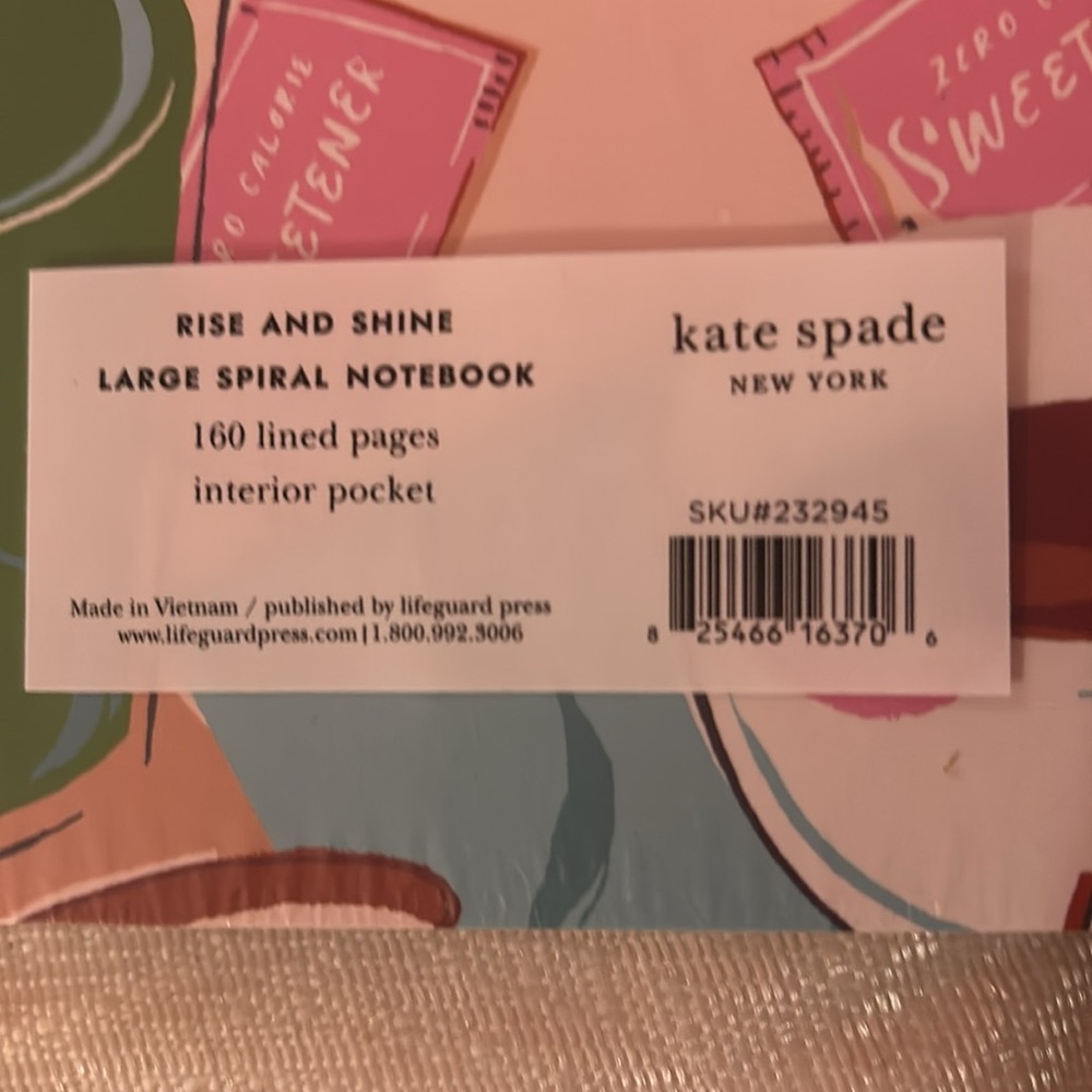 🫶🏼HP🫶🏼 KATE SPADE NEW YORK LARGE COLLEGE RULED NOTEBOOK - Picture 7 of 9